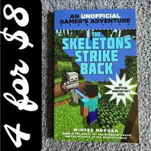 The Skeletons Strike Back Minecraft Book Kids Teen Youth Young Adult Gamer